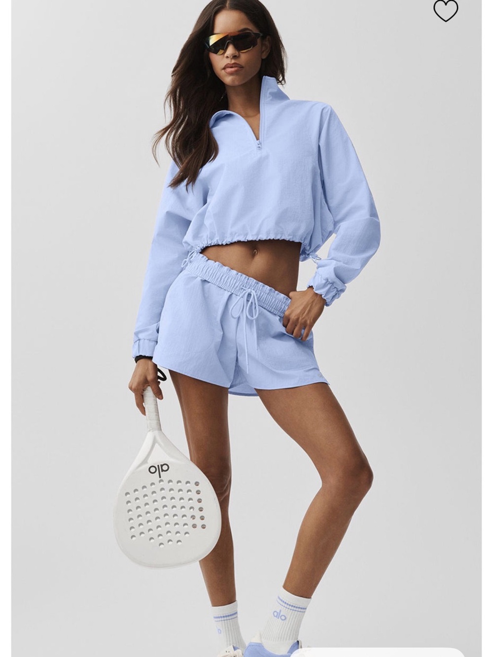 ALO Yoga Alumni Short - Light Provence Blue